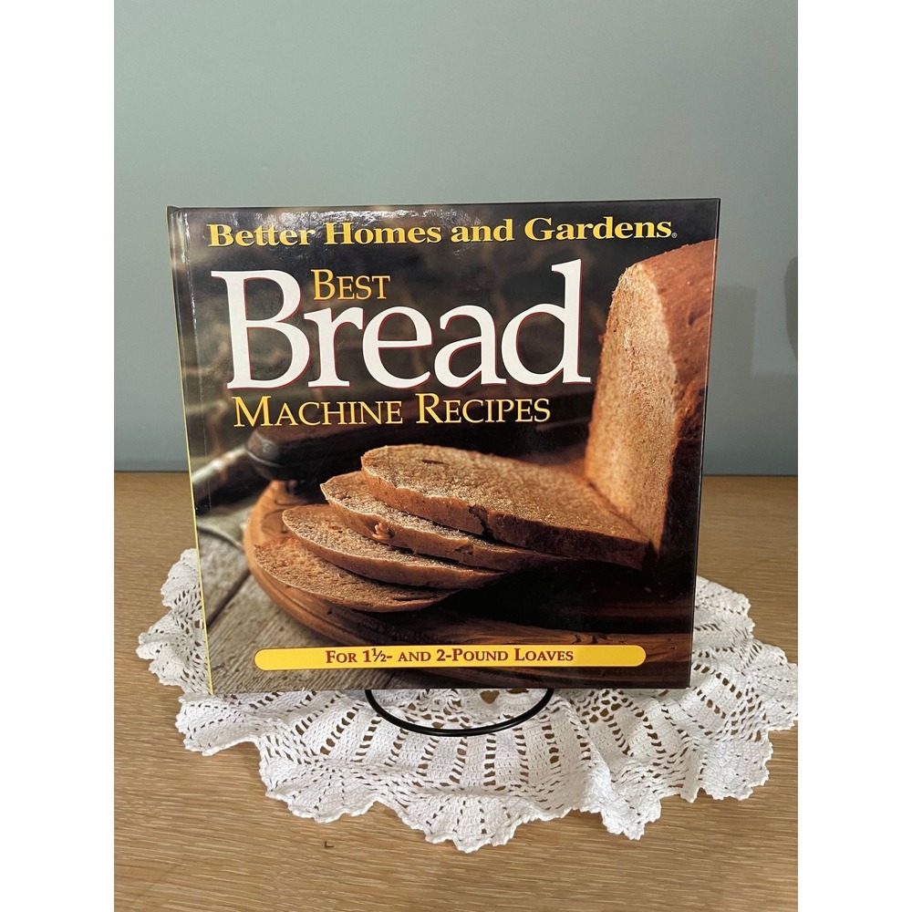 Vintage Cookbook Bread Machine loaves Better Homes and Gardens hardback 90s